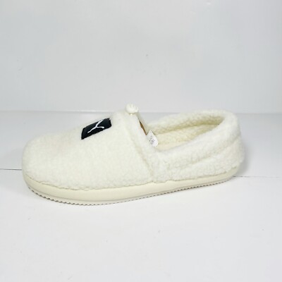 Men's Puma Tuff Mocc Sherpa Slippers Men s Size 9 Cream NIB