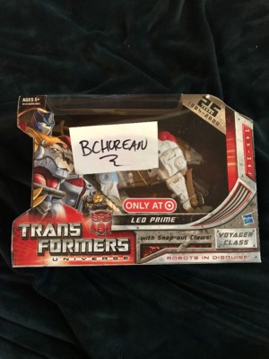 Transformers Universe 2.0 Leo Prime Target White Variant Exclusive New