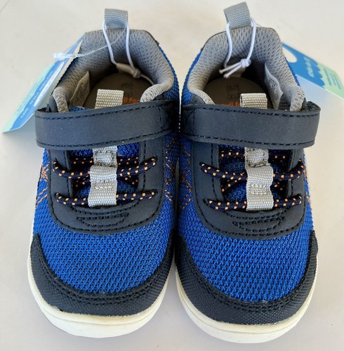 Stride Rite 360 Shoes Boys Carson Blue Washable Fits Med-Wide Feet SIZE 4M NIB - Picture 2 of 7