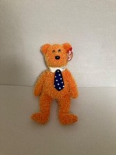 Ty - Beanie Baby - Pappa - Orange Teddy Bear - Dated 2002
