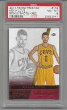 2014 Panini Prestige Kevin Love Bonus Shots - Red PSA 8 #105/199