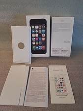 Original iPhone 5 S Space Gray 16 GB Box Paperwork Only NO phone