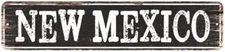 NEW MEXICO Personalized Chic Metal Sign Home Decor Cities 4x18 104180007259