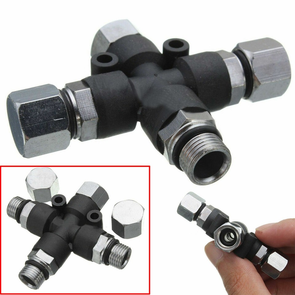 Drievoudige splitter Drievoudige pneumatische schakelaar voor airbrush