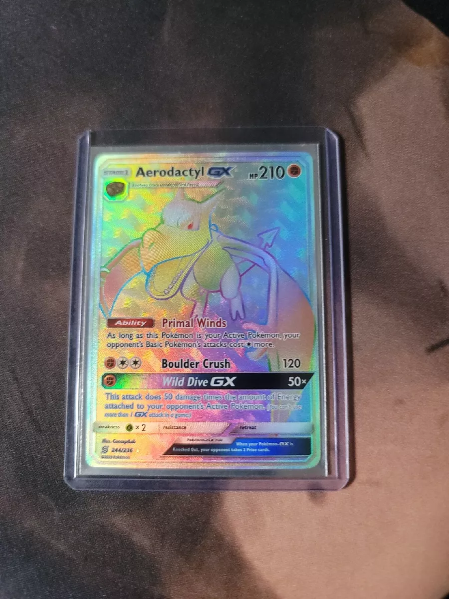  Aerodactyl GX - 244/236 - Secret Rare : Everything Else