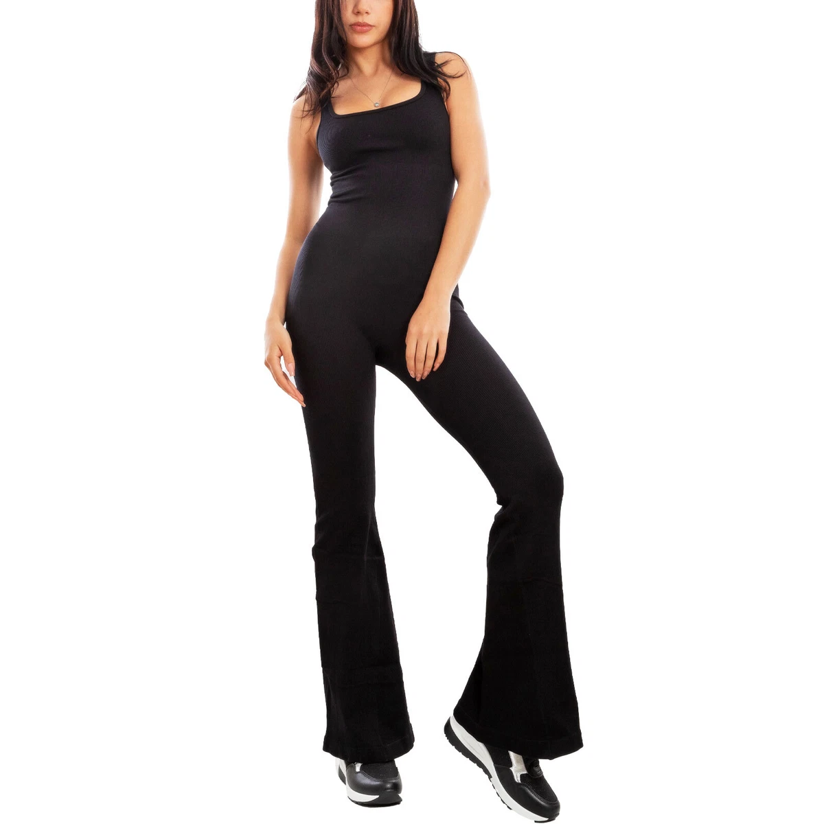 Tuta Da Yoga Donna A Mezza Zip – Body Lungo Aderente Per Palestra, Fitness E Jogging, S-XL