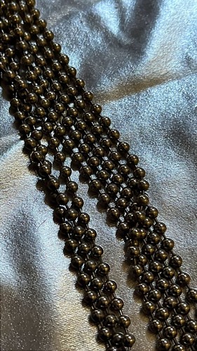 Premium Roller Blind Pull Chain With Chrome Beads Continuous Loop 125cm BOX OPEN - Picture 2 of 4