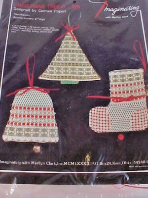 Needlepoint Kit Imaginating Marilyn Clark Christmas Tree O 225 Stocking Ornament