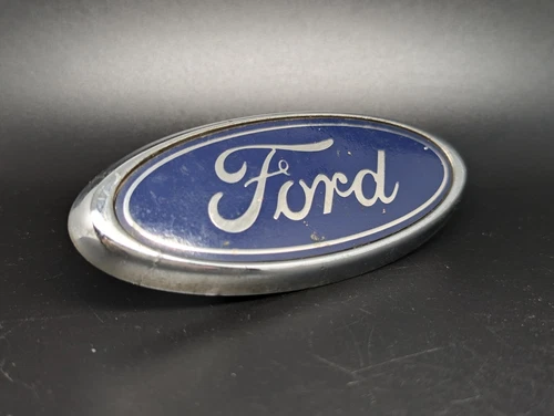 FORD 105MM 98AB8216AF D39BK LOGO ACRONYM EMBLEM FRIEZE CREST WRITTEN BADGE PLATE