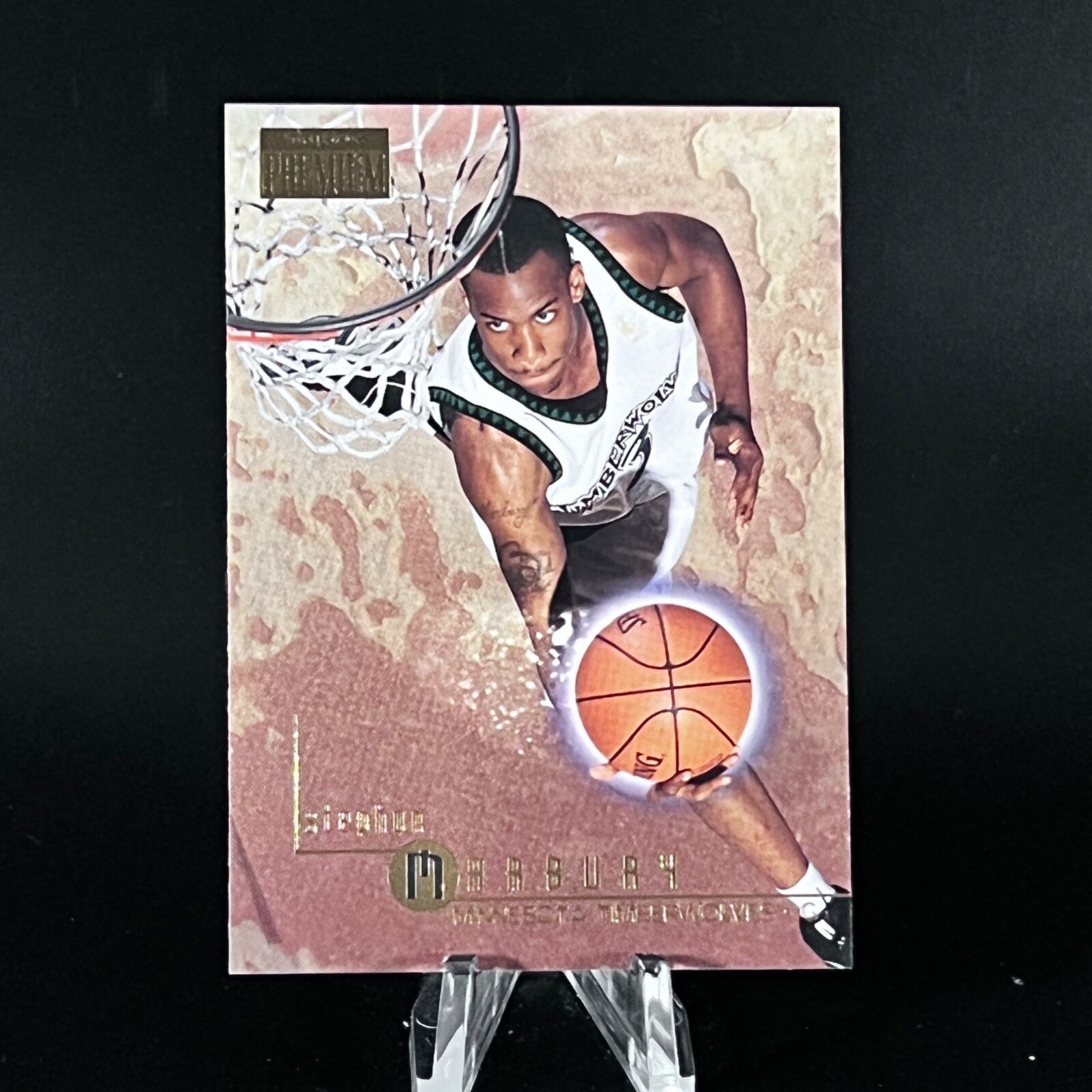 STEPHON MARBURY 1996-97 SKYBOX PREMIUM # 69 ROOKIE GEORGIA TECH NICE LOOK!!