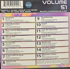 SF051        SUNFLY KARAOKE CDG VERY RARE, NOT SOLD IN THE USA LOT UK