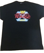 Vintage WWF 1994 Wrestlemania 10 X Revenge Tour Shirt Rare Ten New York WWE Hart