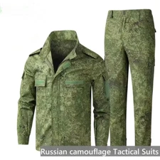 Russia Little Green man EMR Camo Field Training Uniform Clothes Jacket Pants Set