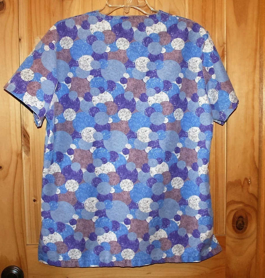 Sello de moda SCRUB TOP talla pequeña todos los tamaños de círculos de colores *004 Foto 4 de 4