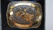 Crumrine Western Belt Buckle Bull Rider M F Western c04610