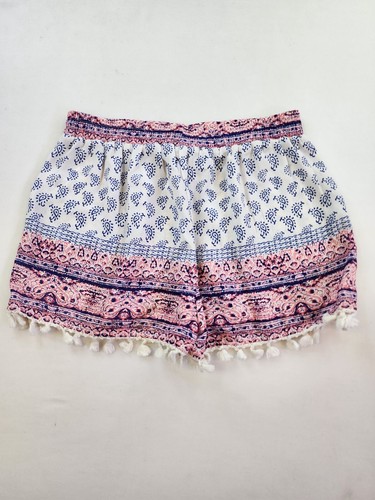 Weavers girl Shorts Girls XL Boho Tassels Fringe Light High Rise Festival Summer - Picture 8 of 9