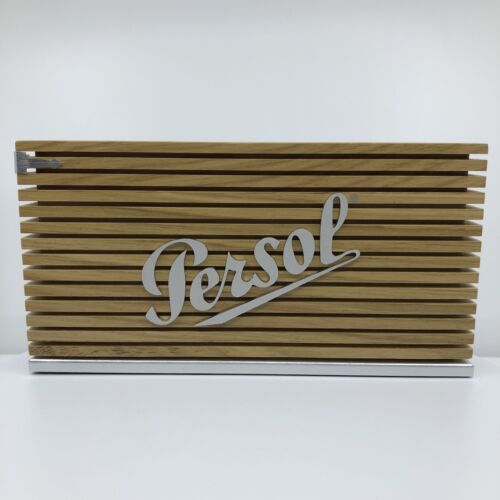 Neu Persol LOGO Persol DISPLAY LOGO Arbeitsplatte Beschilderung BRILLEN Händlerlogo