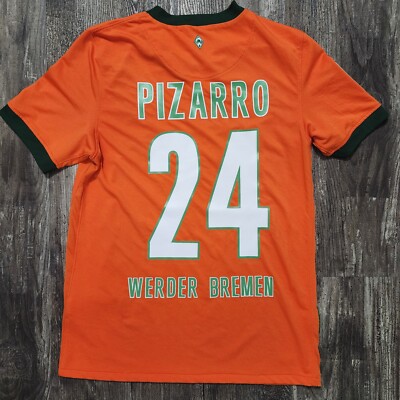 2010 Nike Werder Bremen Third Soccer Jersey Claudio Pizarro Men S