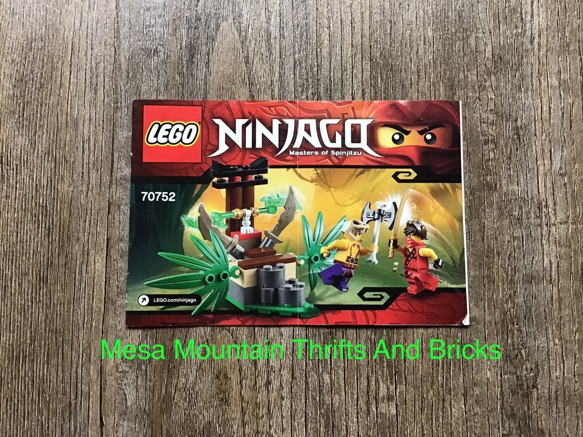 LEGO® Ninjago 70752 Jungle Trap Instruction Manual Only! | eBay