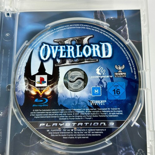 Overlord II 2 PS3 PlayStation 3 Complete With Manual Tracked Postage - Picture 6 of 6