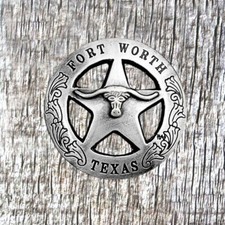 FORT WORTH Texas Ranger Star Longhorn Concho CON956-A