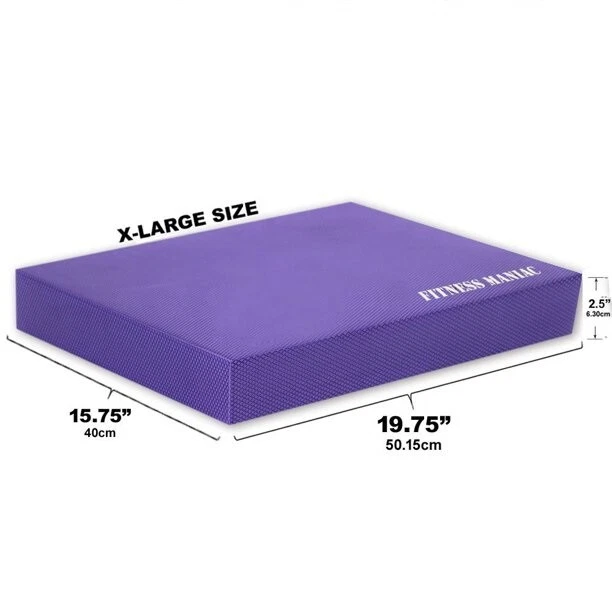 Almohadilla de equilibrio de ejercicio extra grande acolchada antideslizante alfombra de espuma y rodillera Foto 3 de 4