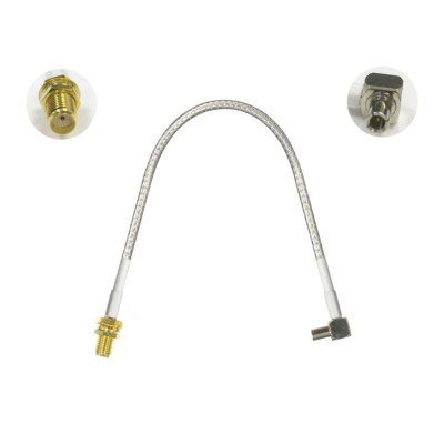 Straight TS9 Female Jack To SMA Male Plug RG316 Coaxial Pigtail Cable Assembly E - Foto 2