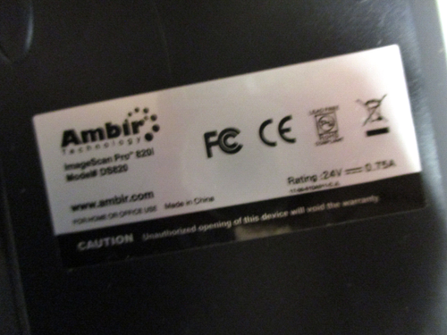 Ambir ImageScan Pro 820i DS820 Duplex USB 2.0 Sheetfed Color Scanner Unit Only - Picture 7 of 7