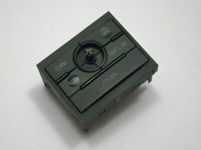 Genuine Audi D2 Navigation system component. Control switch 4D0919721B