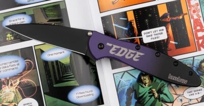 Kershaw DISCONTINUED MagnaCut Leek 1660EDGE knife L/E Set + The EDGE Comic Book
