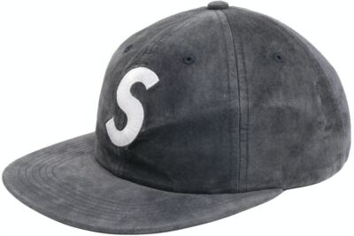 Supreme Suede S Logo 6 Panel Cap Navy One Size F/W 16 | eBay