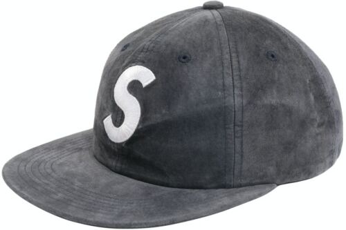 Supreme Suede S Logo 6 Panel Cap Navy One Size F/W 16