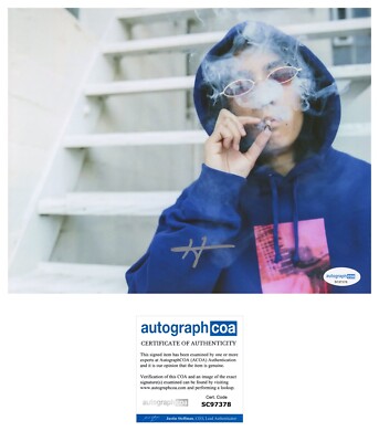 EYEDRESS SIGNED FULL-TIME LOVER RAPPER AND SINGER 8x10 PHOTO - ACOA COA