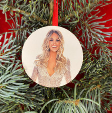 Carrie Underwood CHRISTMAS TREE ORNAMENT Custom Laser Engraved Country Gift
