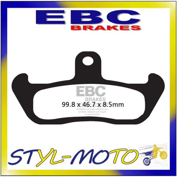 FA134 BeläGe Organisch Vorne Links EBC Husqvarna WR 125 1987-1992-image