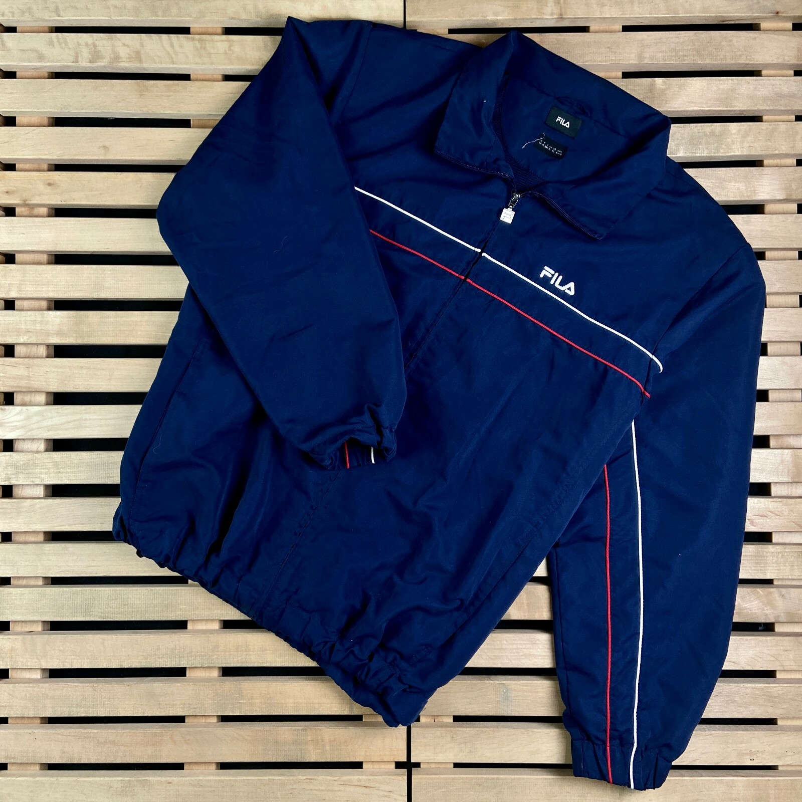 Mens Bomber Jacket Fila Vintage Size XL 