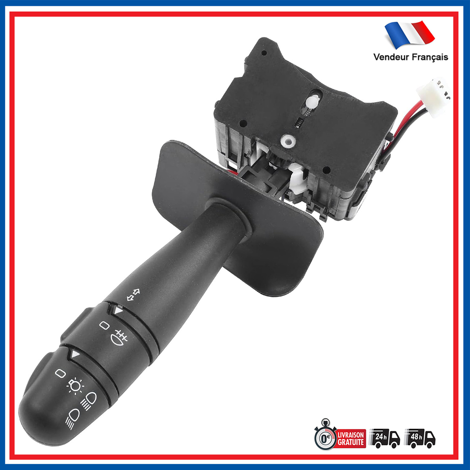 Commutateur colonne de direction Kubistar remplacement commodo phare cassé 12V