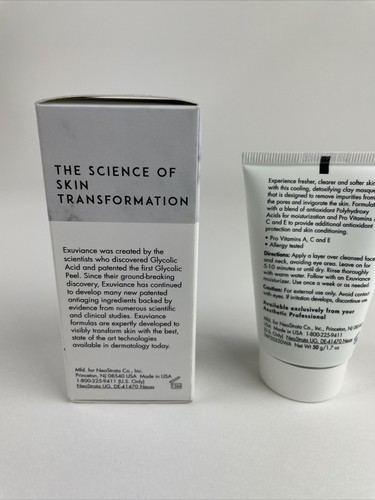 Exuviance Professional Purifying Clay Masque 50g/1.7oz NIB LOT069JA - Picture 3 of 6