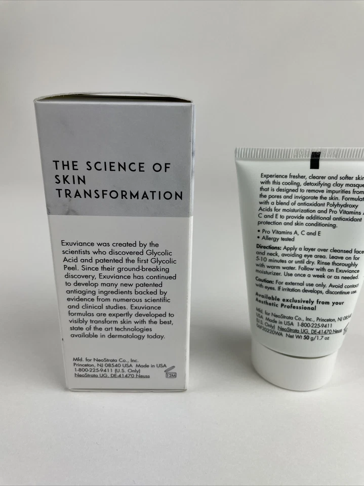 Exuviance Professional Purifying Clay Masque 50g/1.7oz NIB LOT069JA - Image 3 of 4