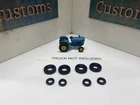 2 sets of black tires to fit  Lesney Matchbox Ford Tractor No 39