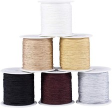 Durable Nylon Kumihimo Cord 0.5mm - Perfect for Jewelry Making