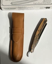 Thiers-Issard 5/8 Straight Razor Carbon Bocote Handle The Art of Shaving - NEW