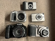 Bundle of Five Cameras Olympus, Fujifilm, Sony