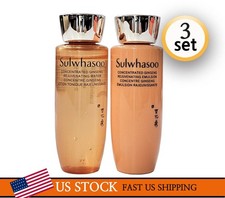 Sulwhasoo Concentrated Ginseng Rejuvenating Water 25ml / Emulsion 25ml.K-Beauty