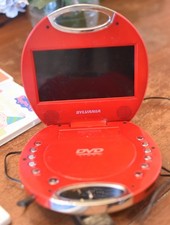 Sylvania SDVD7046-RED 7-Inch Portable DVDCD Player. Works Plus 28 kids DVD's