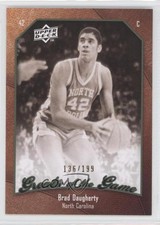 2009 Upper Deck Greats of the Game Numbered to 199 136/199 Brad Daugherty #3 1u6