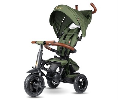 Dreirad Rito Deluxe Rubber Olive Qplay