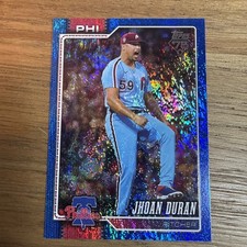 2026 Topps Series 1 Blue HoloFoil 18/150 Jhoan Duran Phillies #83