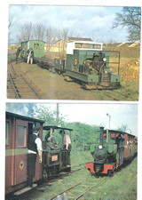 RAILWAY NARROW GUAGE LIEGHTON BUZZARD RAILWAY3 POSTCARDS