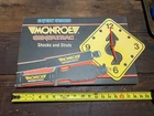 Vintage Monroe Shock Absorbers Plastic Embossed Advertising Sign Wall Clock Auto